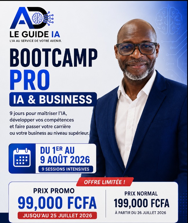 Affiche Officielle Le Guide IA - Bootcamp PRO
